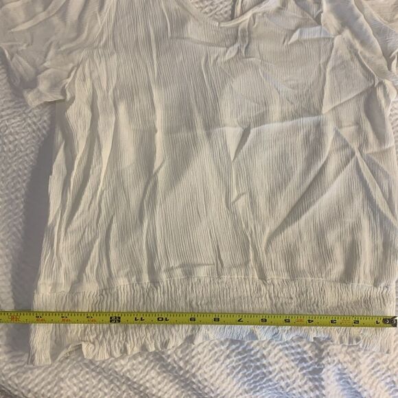 Paper Crane White Boxy Short Sleeve Tee - Picture 5 of 7